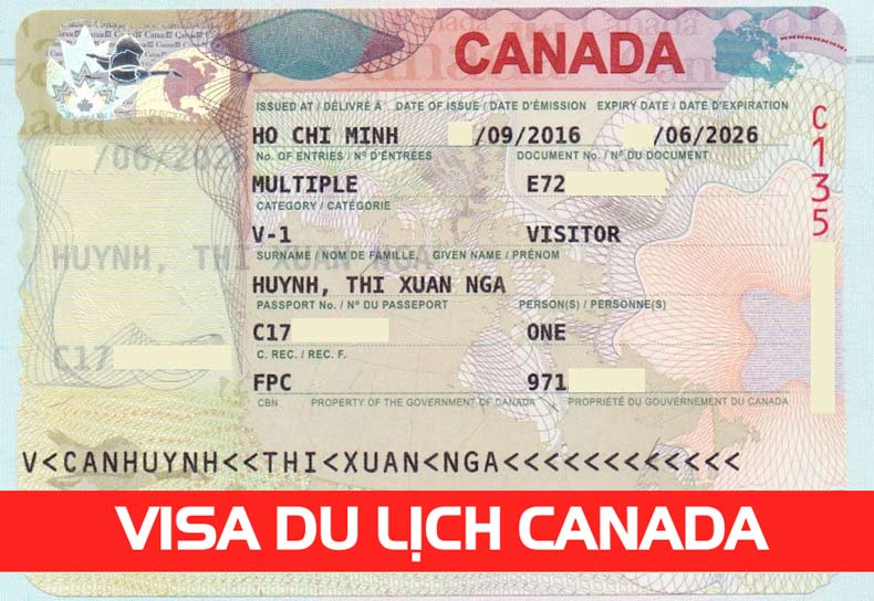 Thủ Tục Xin Visa Du Lịch Canada Tự Túc Thành Công