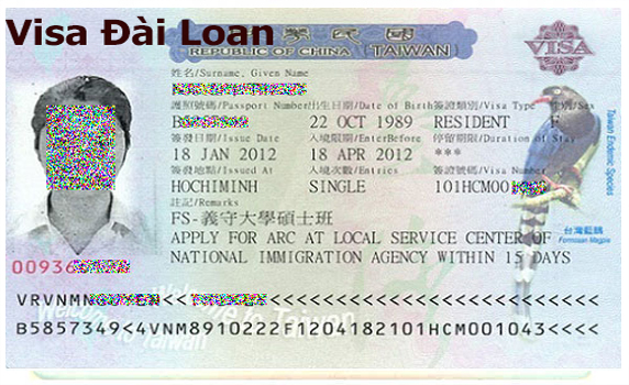 Kết quả hình ảnh cho làm dịch vụ xin visa dài loan